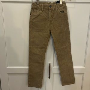 Gap Kids. Boys khaki corduroy pants Size 8 Reg. Slim